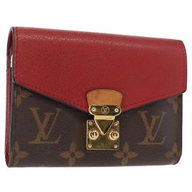 LOUIS VUITTON Monogram Noir Portefeuille Sac Compact M67478 Auth fm4941 Monogramme