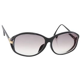 Gafas de sol Christian Dior de plástico negro Auth BA6882 Negro
