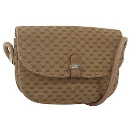 Borsa a Spalla Micro GG Supreme Gucci Beige Oro Auth 151460 Beige D'oro