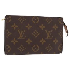 LOUIS VUITTON Monogram Bucket PM Accessory Pouch LV Auth 154880 Monogram