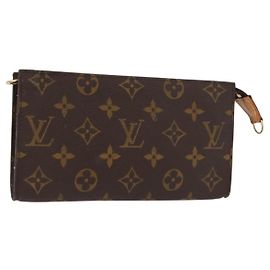 LOUIS VUITTON Monogram Bucket GM Accessory Pouch LV Auth 152597 Monogram