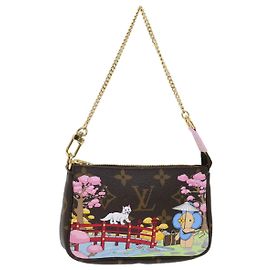 LOUIS VUITTON Mini Pochette Vivienne Monogram M45905 LV Auth 70308AM Monogramma