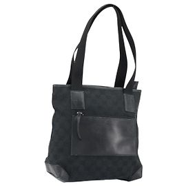 GUCCI GG Canvas Handtasche Schwarz 019 0402 Auth 155192 Schwarz