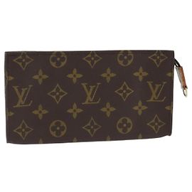 LOUIS VUITTON Monogram Bucket GM Accessory Pouch LV Auth 151162 Monogram