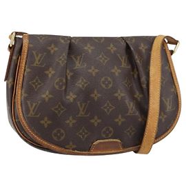 LOUIS VUITTON Bolsa de Ombro Monogram Menilmontant PM M40474 LV Auth bs31563 Monograma