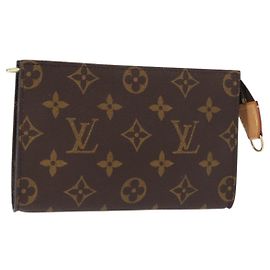 LOUIS VUITTON Monogram Bucket PM Accessory Pouch LV Auth bs31225 Monogram