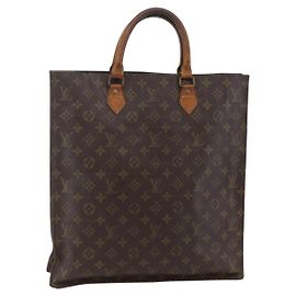 LOUIS VUITTON Bolsa Sac Plat Monogram M51140 LV Auth 148311 Monograma