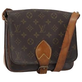LOUIS VUITTON Bolsa de Hombro Monogram Cartouchiere MM M51253 LV Auth BA8848 Monograma