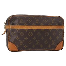 LOUIS VUITTON Clutch Compiegne 28 M51845 LV Auth BA7595 Monogramm
