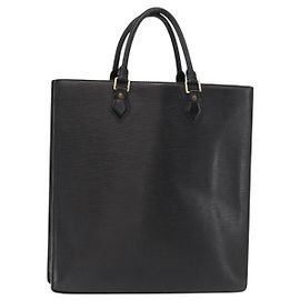 LOUIS VUITTON Epi Sac Plat Handtasche Schwarz M59082 Authentisch LV ka251 Schwarz