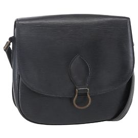 LOUIS VUITTON Borsa a Spalla Epi Saint Cloud GM Nera M52192 LV Auth BA8327 Nero