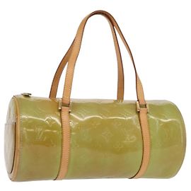 LOUIS VUITTON Sac à main Monogram Vernis Bedford Bleu Bébé M91007 LV Auth 155493 Bleu clair