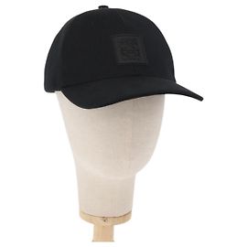 LOEWE Gorra Anagram de Algodón Negra Auth BA9008M Negro