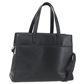 Borsa LOEWE in pelle 2 in 1 nera argento autentica 151766 Nero Argento