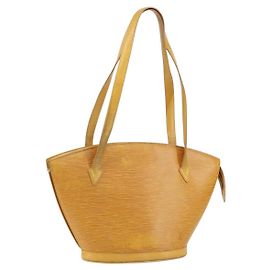 LOUIS VUITTON Bolsa Larga con Asas Saint Jacques Epi Amarilla M52339 LV Auth th6426 Amarillo