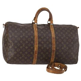 LOUIS VUITTON Sac Boston Monogram Keepall Bandoulière 55 M41414 LV Auth 145145 Monogramme
