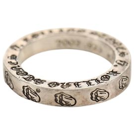 Chrome Hearts 0.1"" Anello per Labbra e Lingua Spacer Ag925 Argento Auth 140413M Argento