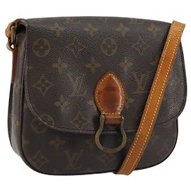 LOUIS VUITTON Borsa a Spalla Monogram Saint Cloud MM M51243 LV Auth 149537 Monogramma