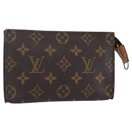 LOUIS VUITTON Monogram Bucket PM Accessory Pouch LV Auth 153565 Monogram