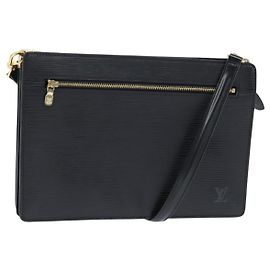 LOUIS VUITTON Borsa a Spalla Epi Angian 2way Nera M52112 LV Auth 147253 Nero