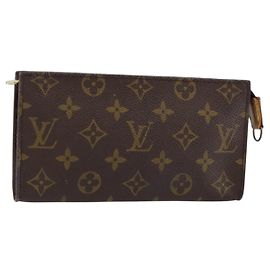 LOUIS VUITTON Monogram Bucket GM Accessory Pouch LV Auth 154792 Monogram
