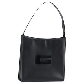 Sac à main en cuir noir GUCCI entrelacé 001 3066 Auth 155223 Noir