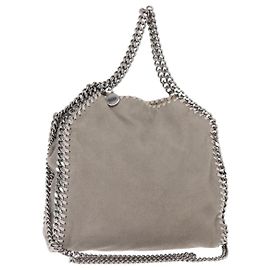 Autre Marque Stella MacCartney Falabella Chain Shoulder Bag polyester 2way Gray Auth BA6896 Brown