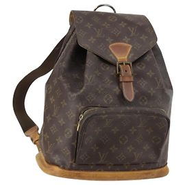 LOUIS VUITTON Monogram Montsouris GM Backpack M51135 LV Auth 147334 Monogram