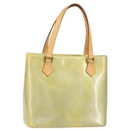 LOUIS VUITTON Handtasche Monogram Vernis Houston Grau M91053 LV Auth BA7906 Grau