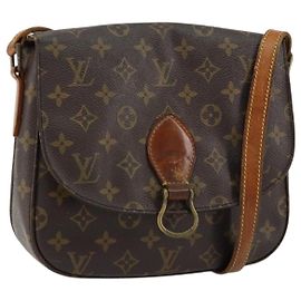 LOUIS VUITTON Bolsa de Ombro Monogram Saint Cloud GM M51242 LV Auth 150803 Monograma