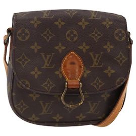 LOUIS VUITTON Bolsa de Ombro Monogram Saint Cloud MM M51243 LV Auth BA6501 Monograma