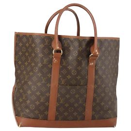 LOUIS VUITTON Borsa Tote Weekend GM Monogram M42420 LV Auth 153344 Monogramma