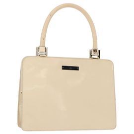 Sac à main GUCCI Émail Beige Or Auth bs31430 Beige Doré