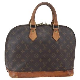 LOUIS VUITTON Bolsa de Mão Monogram Alma M51130 LV Auth 151118 Monograma