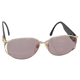 Gafas de sol SAINT LAURENT de plástico negras Auth yk20087 Negro