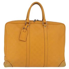 LOUIS VUITTON Sac Porte Documents Voyage Damier Infini Solar N41218 Auth 156542 Autre
