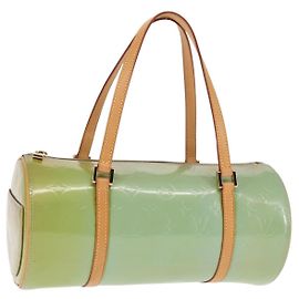 LOUIS VUITTON Sac à main Monogram Vernis Bedford Bleu Bébé M91007 LV Auth BA6714 Bleu clair