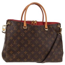 LOUIS VUITTON Bolsa de Mão Monogram Pallas M41175 LV Auth 146084 Monograma