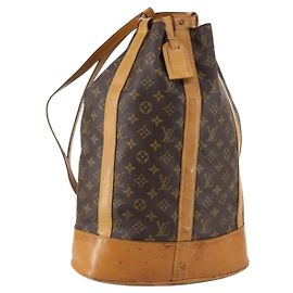 LOUIS VUITTON Bolsa de Ombro Monogram Randonnee GM M42244 LV Auth 141520 Monograma