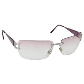 Bulgari Gafas de sol BVLGARI de plástico rosa Auth BA7103 Rosa