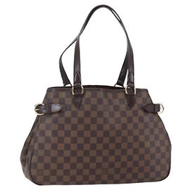 LOUIS VUITTON Bolsa Tote Horizontal Batignolles Damier Ebene SPO LV Auth 155032 Damier ebene