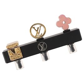 LOUIS VUITTON Phone Plug Iconic metal Gold Pink M60904 LV Auth 147098 Pink Golden