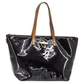 LOUIS VUITTON Bolsa Tote Bellevue GM Monogram Vernis Amarante M93589 Auth 150583 Burdeos