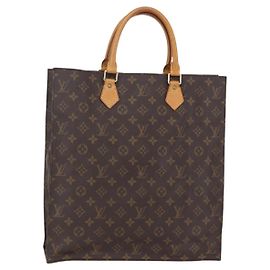 LOUIS VUITTON Bolsa Sac Plat Monogram M51140 LV Auth 150241 Monograma