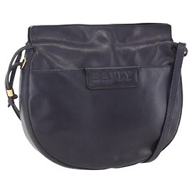 BALLY Borsa a Spalla in Pelle Viola Oro Auth bs31439 D'oro Porpora