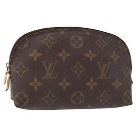 LOUIS VUITTON Pochette Cosmétique Monogram PM Pouch M43998 LV Auth BA8140 Monogramme