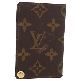 LOUIS VUITTON Monogram Porto Cartas Crdit Pression Estuche de Tarjetas M60937 Auth 147099 Monograma