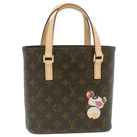 LOUIS VUITTON Monogram Panda TakashiMurakami Vavin PM Borsa Tote M51173Auth26131SAV Monogramma