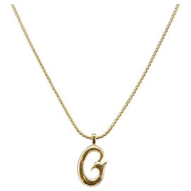 Collier GIVENCHY métal ton or Auth am9151 Autre