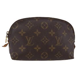 LOUIS VUITTON Pochette Cosmetica Monogram PM Pouch M43998 LV Auth 145809 Monogramma